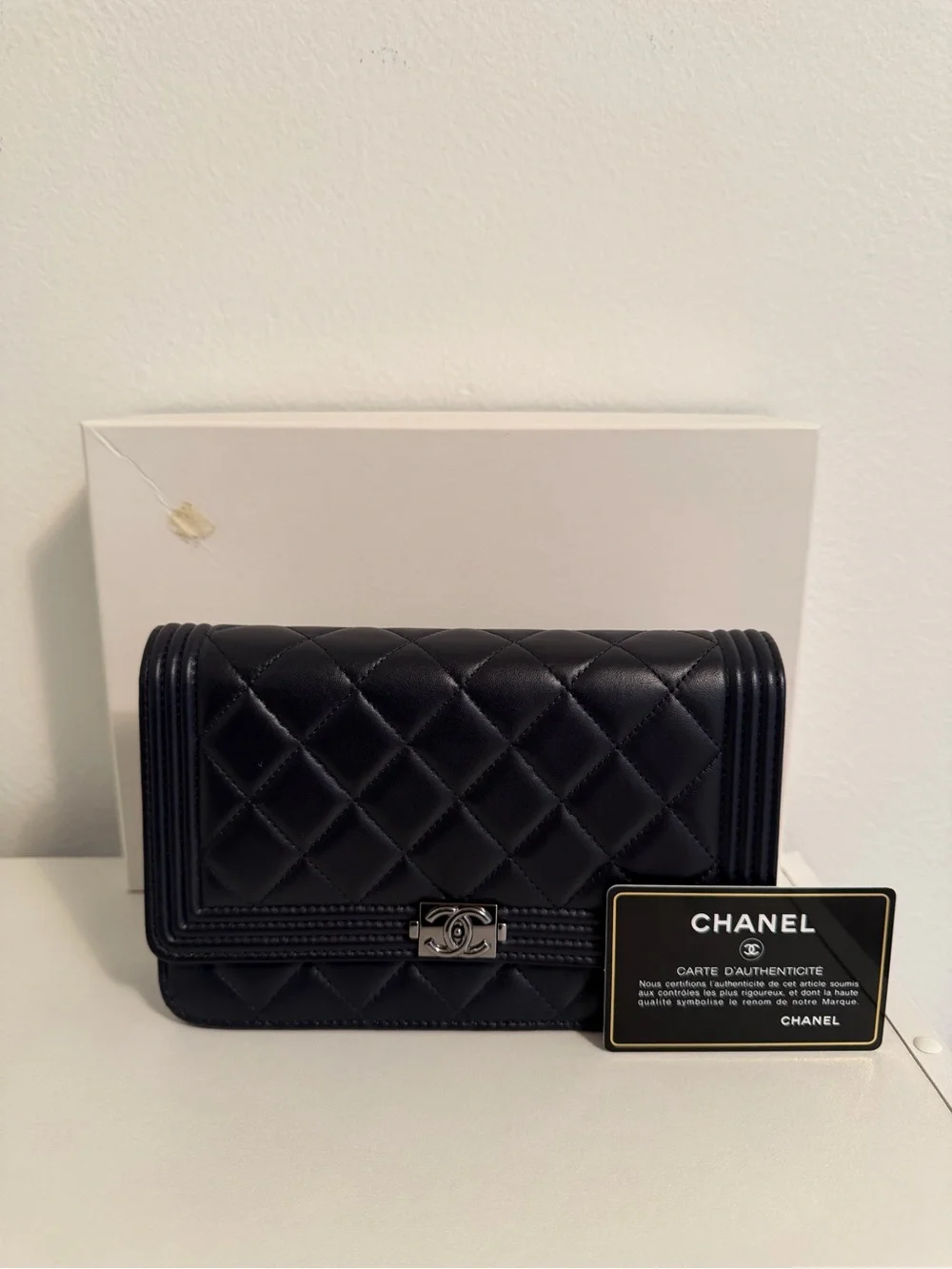 Chanel Boy Wallet on Chain